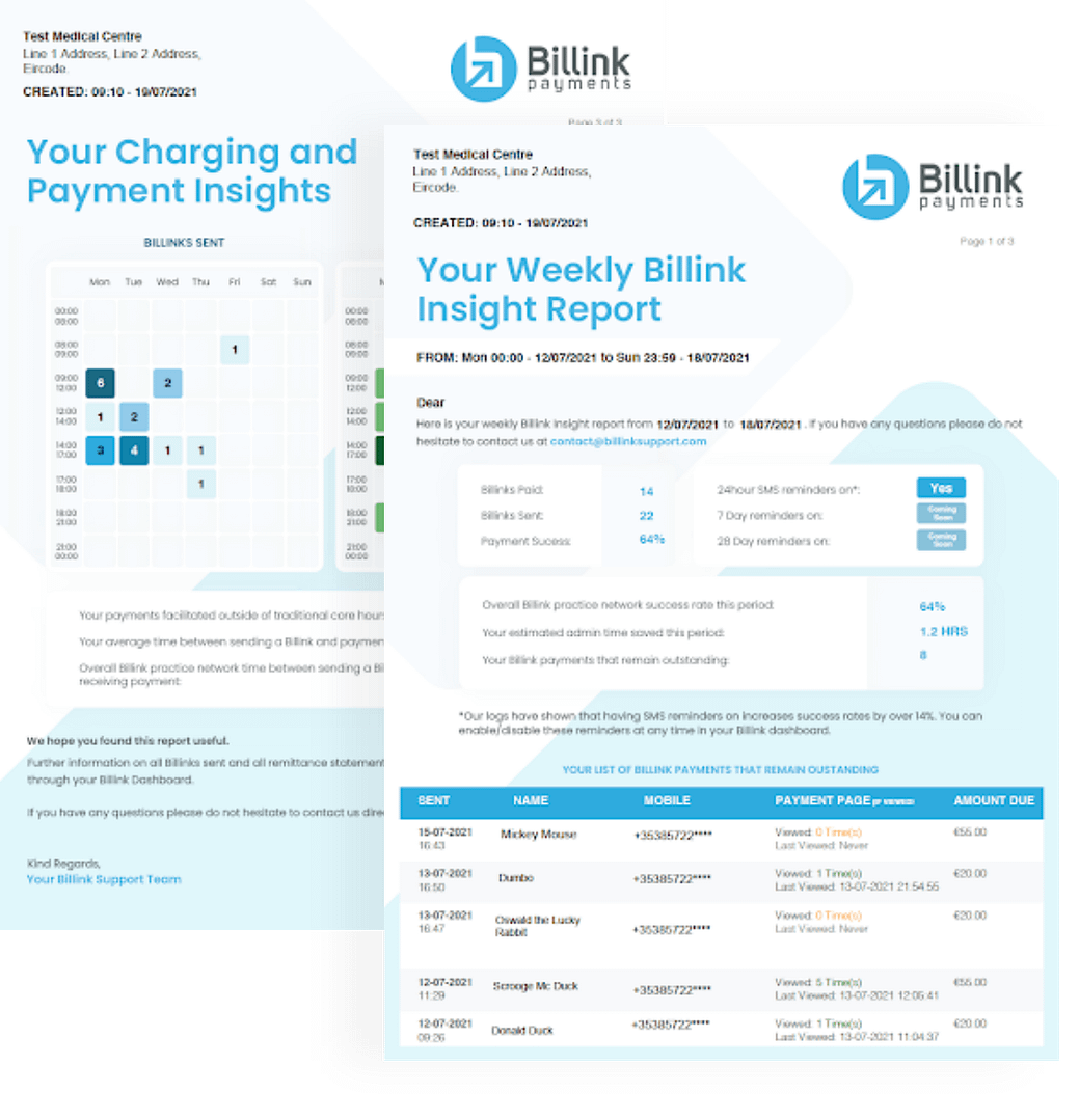 mockup Reports